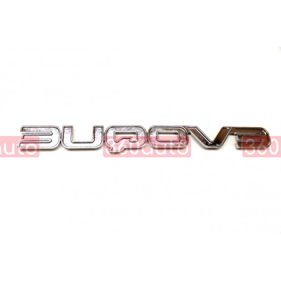 Автологотип емблема напис Range Rover Evoque чорний хром на кришку багажника