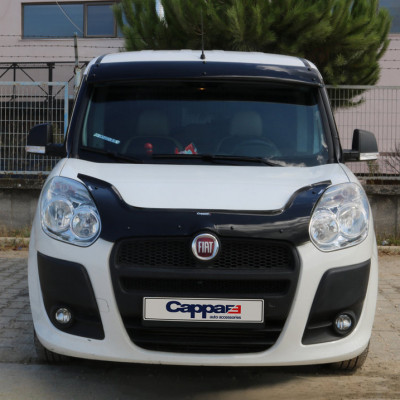 Дефлектор на капот Fiat Doblo 2010-2015 | Мухобойка EuroCap 2622k003