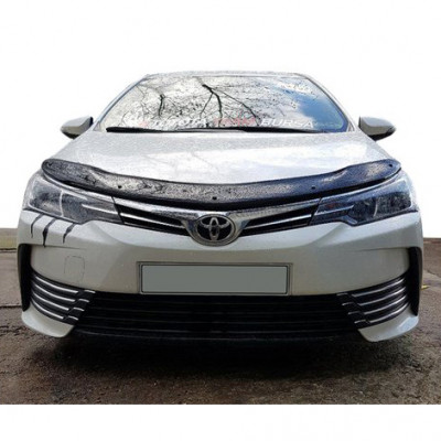 Дефлектор капоту для Toyota Corolla 2013-2019 | Мухобойка EuroCap 7926k031