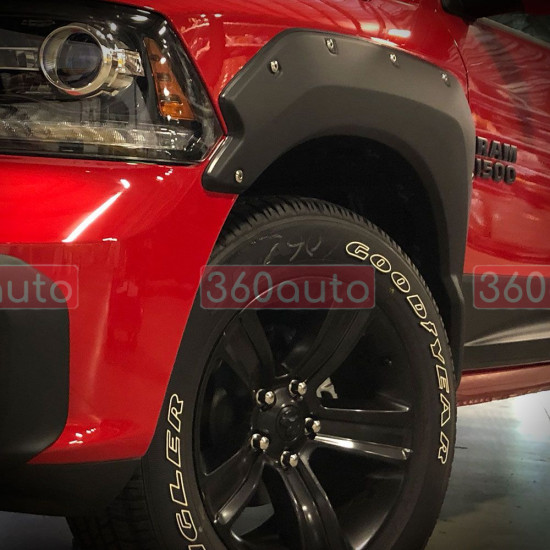 Расширители колесных арок Dodge Ram 2013-2018 c бризговиками AirDesign CH06A11