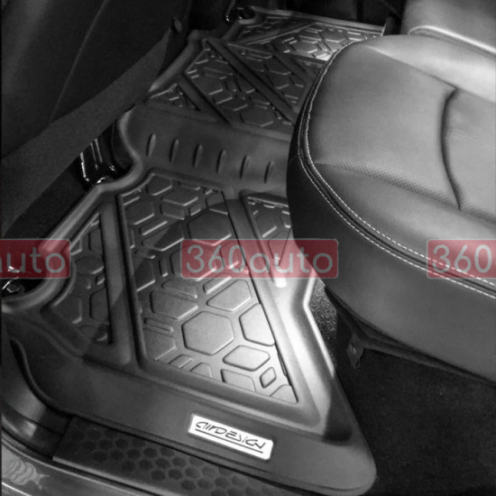 3D килимки Dodge Ram 2013-2018 CrewCab задні AirDesign CH06A24