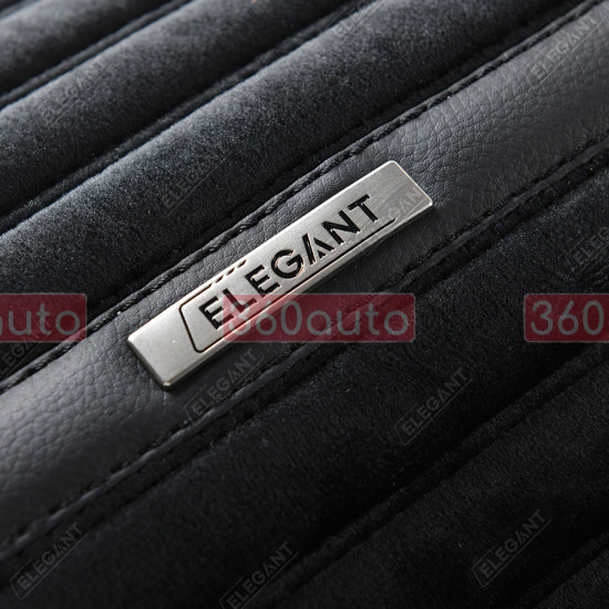 Автонакидки чорные, передние Elegant Napoli Plus EL 700 216