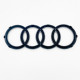 Автологотип емблема чорні кільця Audi A6 C7 2010-2014 Black Edition в решітку радіатора 4K5853601