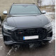 Автологотип емблема чорні кільця Audi Q8 4M 2018- Black Edition в решітку радіатора 4m8071801