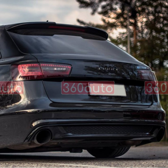 Автологотип черная эмблема Audi A6 C7 2011-2018 Black Edition на кришку багажника 80A853742AT94