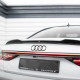 Автологотип емблема чорні кільця Audi A8 2018- D5 Black Edition на кришку багажника 4N0071802