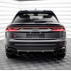 Автологотип емблема чорні кільця Audi Q8 2018- Black Edition на кришку багажника 4M8071802