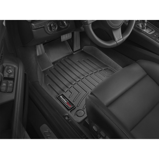 3D килимки для Porsche Boxter, Cayman 2010-2015 чорні передні WeatherTech 447241