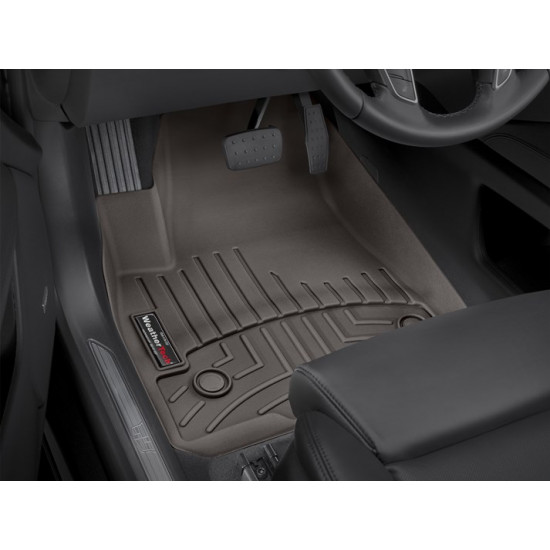 3D килимки для Cadillac XT5 2017- какао передні WeatherTech 479551