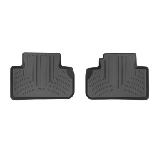 3D килимки для Audi Q5 2017- чорні задні без кліпс WeatherTech 4411463