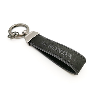 Автомобільний брелок на ключі Honda BrelOK чорна замша