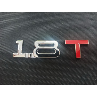 Автологотип шильдик эмблема надпись 1.8 Turbo на крышку багажника Emblems 170216