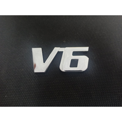 Автологотип шильдик емблема напис V6 на кришку багажника