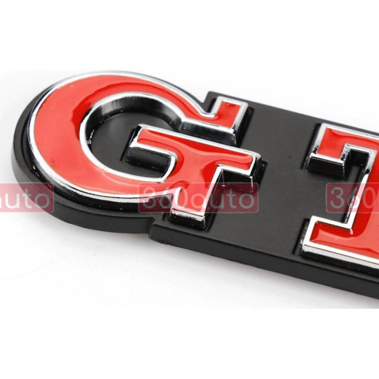 Автологотип шильдик емблема напис VW Volkswagen GTI 5G0853679AF/AG в решітку радіатора