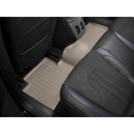 3D килимки для Chrysler 200 2015- бежеві задні WeatherTech 456892