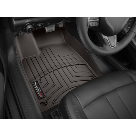 3D килимки для Chrysler 200 2015- какао передні WeatherTech 476891