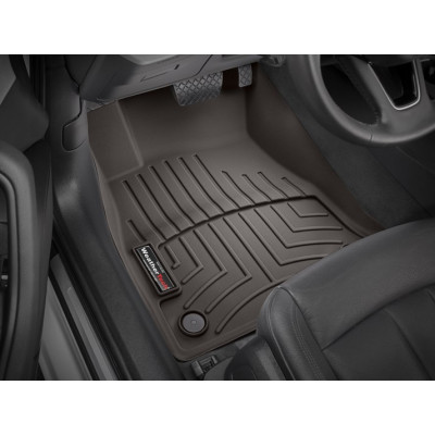 3D килимки для Audi A4 B9, A5 2016- какао передні WeatherTech 479371
