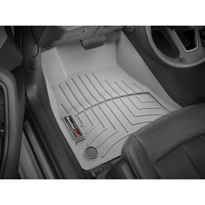3D килимки для Audi A4 B9, A5 2016- сірі передні WeatherTech 469371