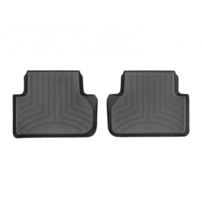 3D килимки для Audi A4 B9, A5 2016- чорні задні без кріплень WeatherTech 449073