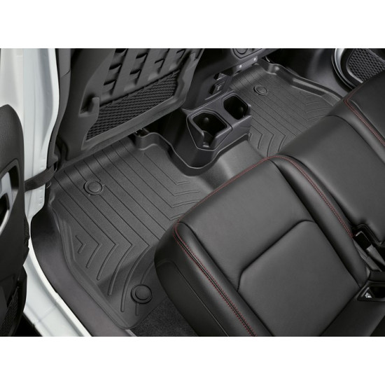 3D коврики для Jeep Gladiator 2020- черные задние WeatherTech 4413134