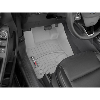 3D коврики для Ford Kuga, Escape 2019- серые передние WeatherTech 4615871