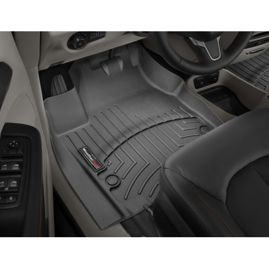 3D коврики для Chrysler Pacifica 2016- черные передние WeatherTech 449451