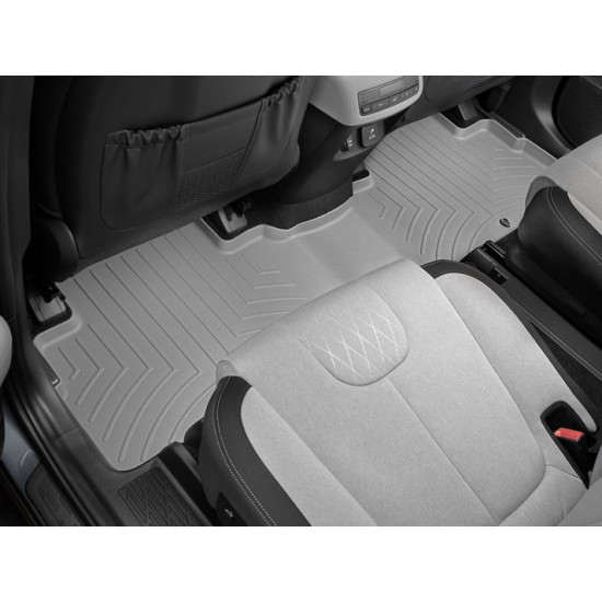 3D килимки для Hyundai Palisade 2020- сірі задні WeatherTech 4615782