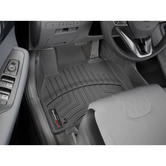 3D килимки для Hyundai Palisade 2020- чорні передні WeatherTech 4415781