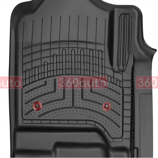 3D килимки для Toyota RAV4 2019- чорні задні WeatherTech HP 4415162IM