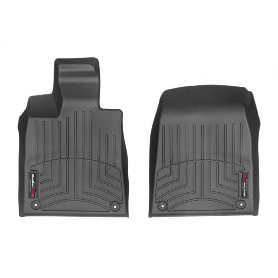 3D килимки для Porsche Taycan 2020- чорні передні WeatherTech 4416111