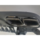Дифузор заднього бампера на Mercedes C-class W205 2014-2018 Coupe в стилі AMG Restal MBW205C-151