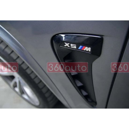 Жабри в крила BMW X5 F15, X6 F16 2013-2018 чорні М стиль