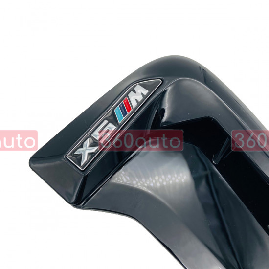 Жабри в крила BMW X5 F15, X6 F16 2013-2018 чорні М стиль