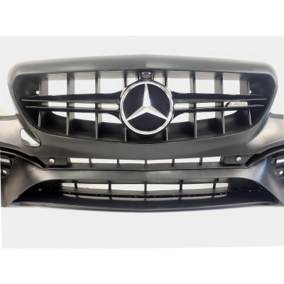 Передній бампер на Mercedes E-class W213 2013-2019 в стилі AMG Restal MBW213-162