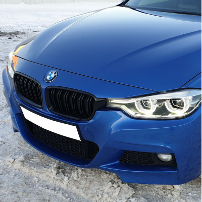Решітка радіатора на BMW 3 F30, F31 2012-2019 чорний глянець