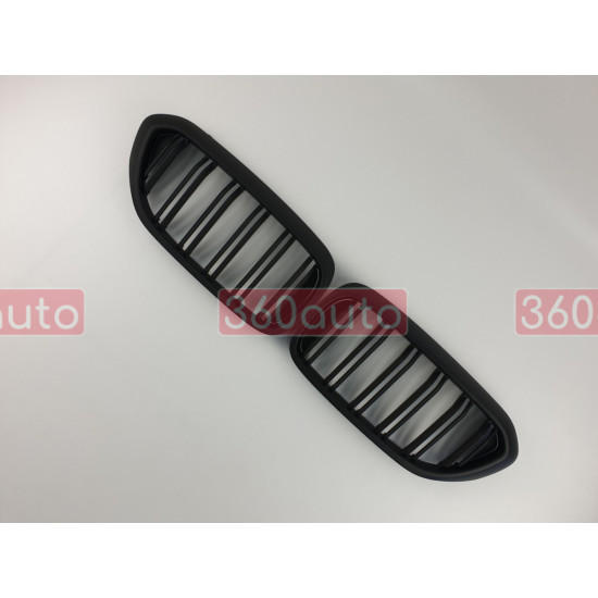 Решітка радіатора на BMW 5 G30, G31 2017- чорний мат BMW-G301722