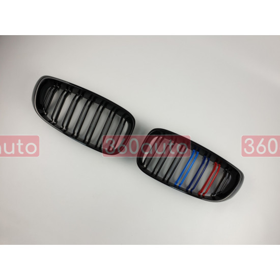 Решетка радиатора на BMW 3 F34 Gran Turismo 2013-2019 черный глянец М стиль BMW-F34153