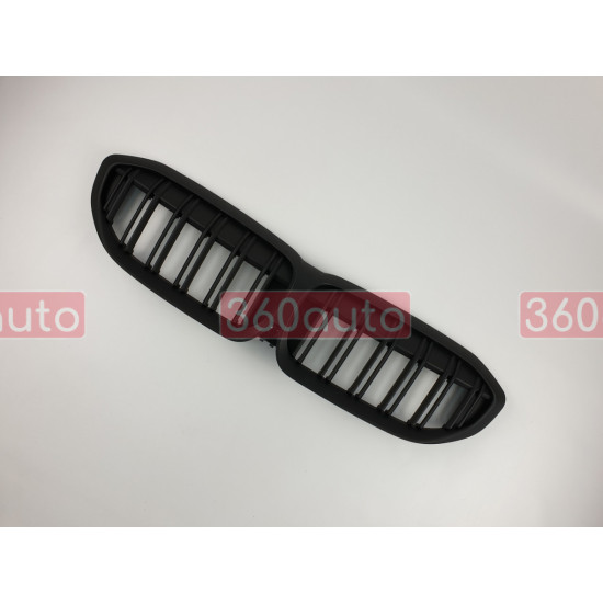 Решетка радиатора на BMW 3 G20, G21 2019- черный мат BMW-G20192