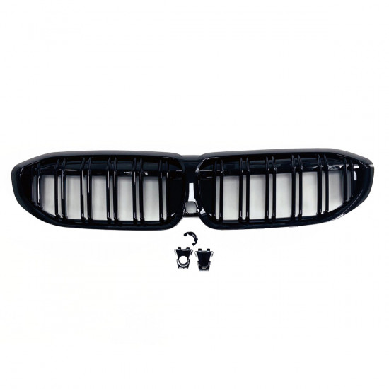 Решетка радиатора на BMW 3 G20, G21 2018-2022 Black BMW-G20191