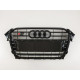 Решетка радиатора на Audi A4 B8 2011-2015 черная стиль S-Line A4-S132