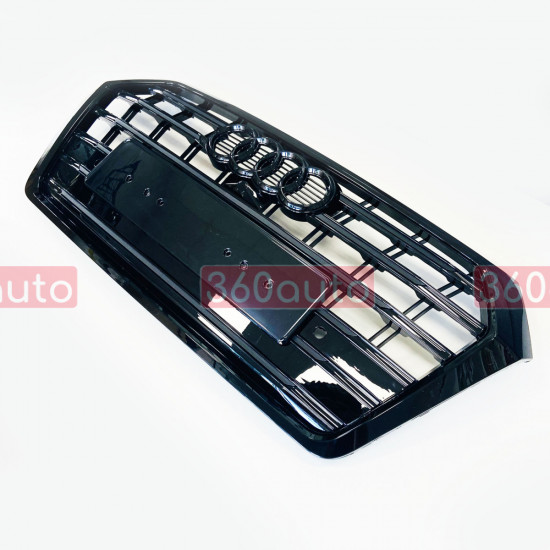 Решетка радиатора на Audi Q5 2016-2020 в стиле SQ5 Black