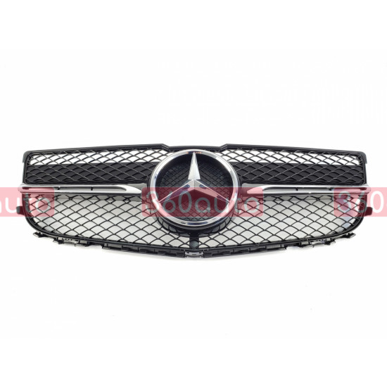 Решітка радіатора на Mercedes GLK-class X204 2012-2015 AMG чорна MB-X204145
