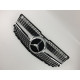 Решетка радиатора на Mercedes GLK-class X204 2012-2015 Diamond серая MB-X204143