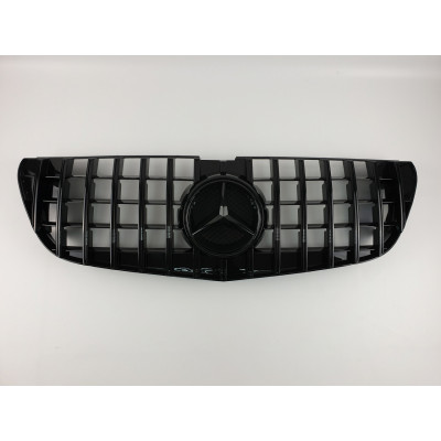 Решетка радиатора на Mercedes Vito W447 2014-2019 GT черная MB-W447153