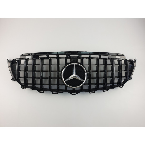 Решетка радиатора на Mercedes E-class W213 2016-2019 GT черная MB-W213174