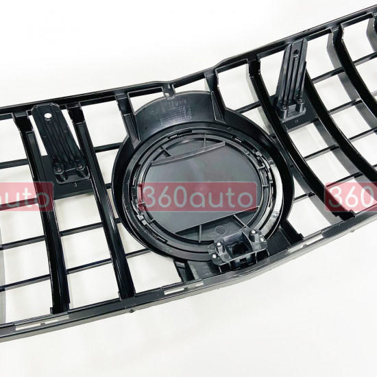 Решетка радиатора на Mercedes GLS-class X166 2015-2019 GT черная