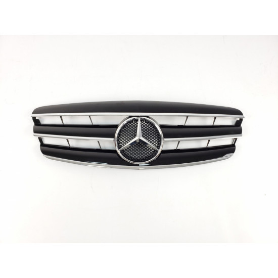 Решітка радіатора на Mercedes S-class W221 2005-2009 CL чорна MB-W221064