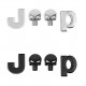 Автологотип шильдик эмблема надпись Jeep Punisher череп хром металл 135х45 мм