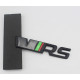 Автологотип шильдик емблема напис Skoda Octavia VRS RS 5E3853687SXPC на багажник чорна Emblems170759