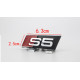 Автологотип шильдик эмблема надпись Audi S5 в решетку радиатора хром Emblems 170765